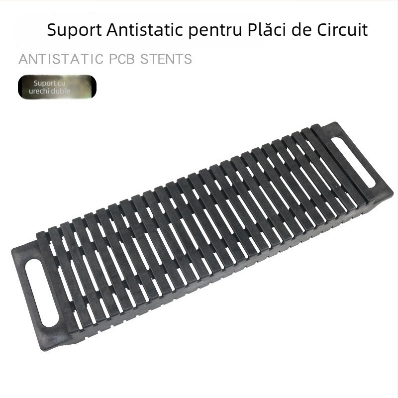 Suport antistat pentru plăci PCB, în formă de L, pentru tăvi SMT