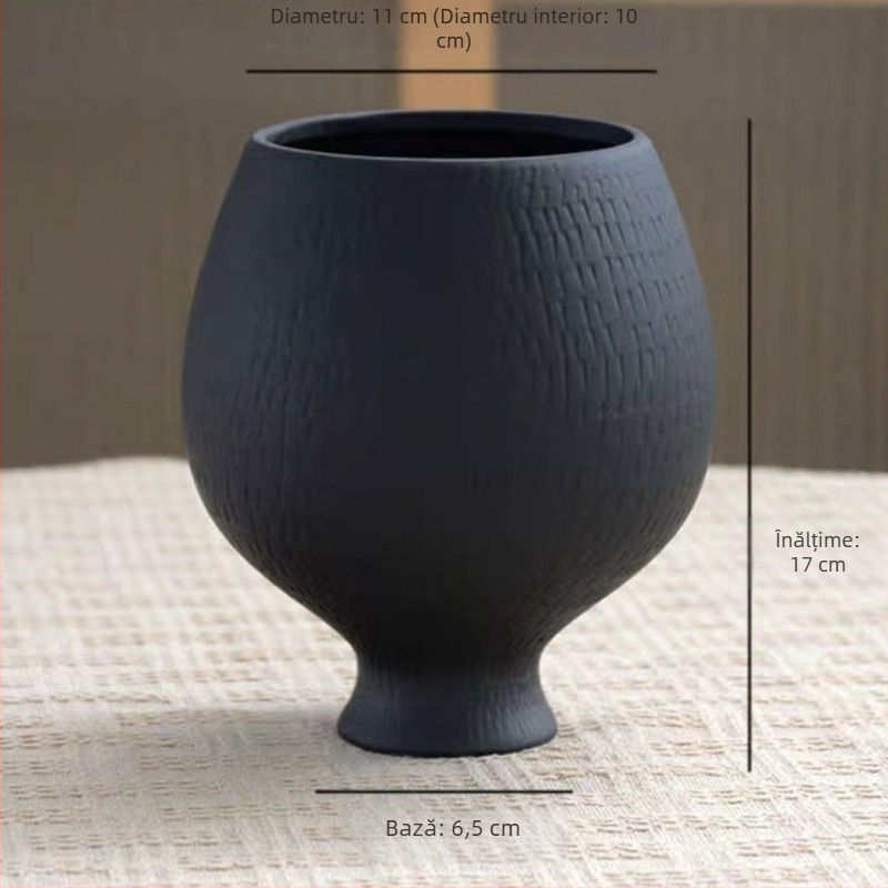 Ghiveci ceramic pentru orchidă, stil Nordic, de înaltă calitate, pentru birou de acasă