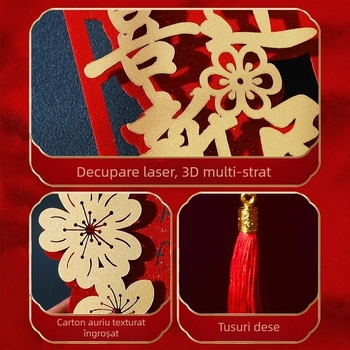 Pandantiv decorativ pentru mânerul ușii de intrare – decor pentru noua locuință, sufragerie, ceremonie de mutare