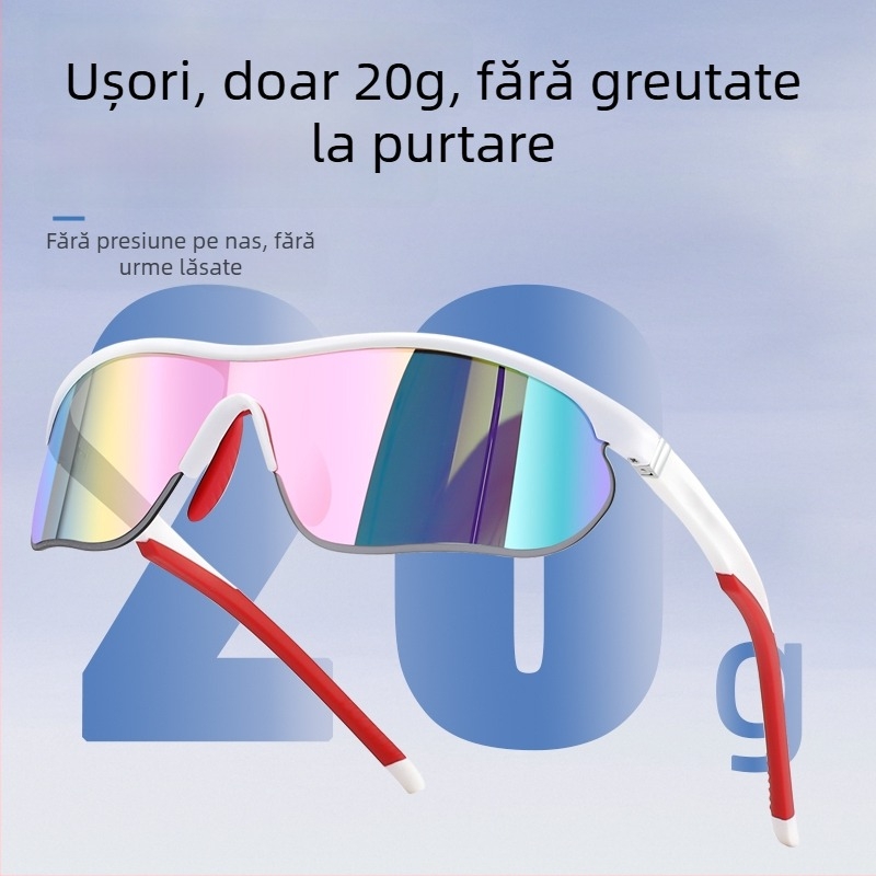 Ochelari de alergare pentru exterior cu protecție UV, rezistenți la vânt, polarizați, pentru maraton