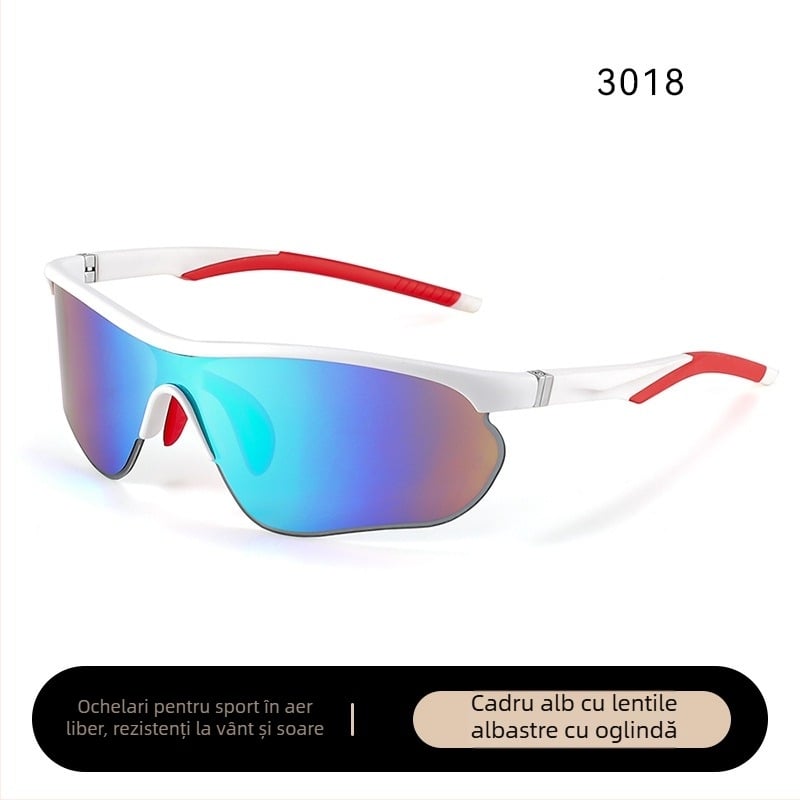 Ochelari de alergare pentru exterior cu protecție UV, rezistenți la vânt, polarizați, pentru maraton