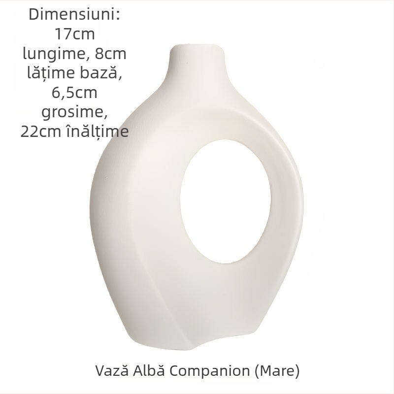Ozdobe ceramice cu plante artificiale, pentru sufragerie, decor artistic de înaltă clasă, set complet