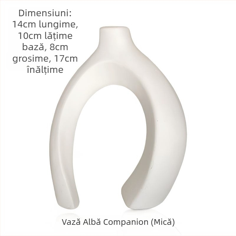 Ozdobe ceramice cu plante artificiale, pentru sufragerie, decor artistic de înaltă clasă, set complet