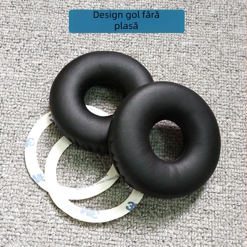 Compatibil cu Sony MDR-XB650BT: perne de urechi din burete cu husă din piele pentru XB550AP XB450AP XB400