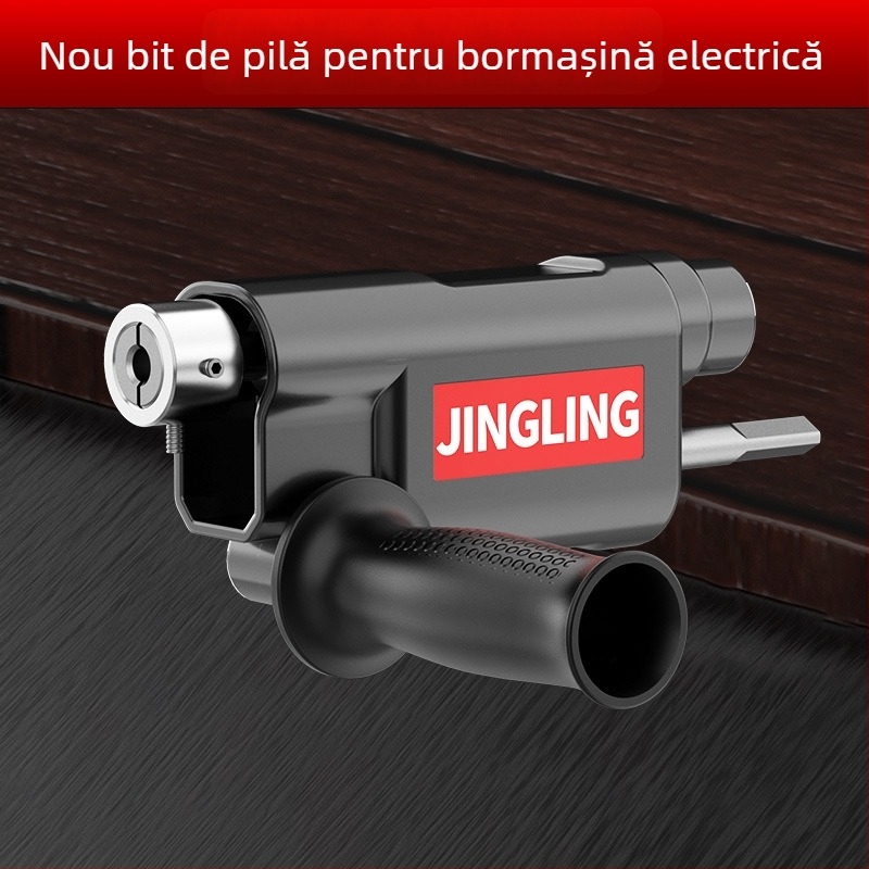 Convertor pentru bormașină în fișier electric, unealtă compactă de șlefuire pentru finisare, degrosare și lustruire în tâmplărie