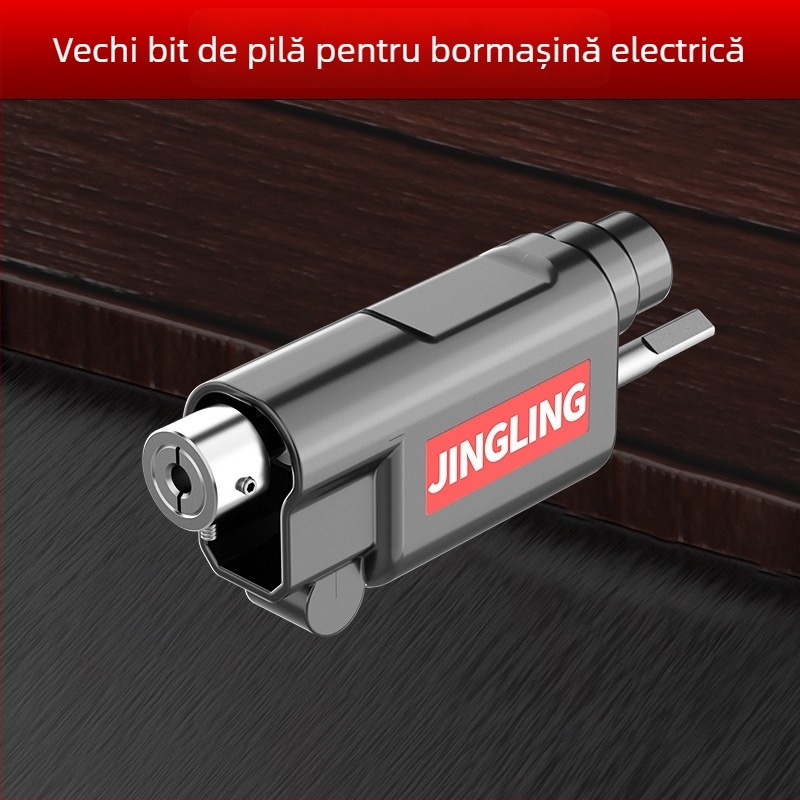 Convertor pentru bormașină în fișier electric, unealtă compactă de șlefuire pentru finisare, degrosare și lustruire în tâmplărie