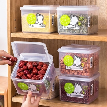 NAKAYA Cutie de depozitare pentru felii de brânză, pentru frigider, capac rabatabil, 250 ml, set de două bucăți, pentru ceapă, ghimbir, usturoi și fructe