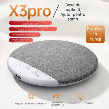 Difuzor Bluetooth sub pernă ultra-subțire cu temporizator de somn și zgomot alb