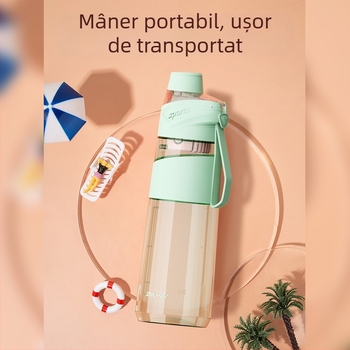 Drip Tritan bidon de apă portabil pentru exerciții în aer liber, capacitate mare, sticlă sport, de calitate alimentară