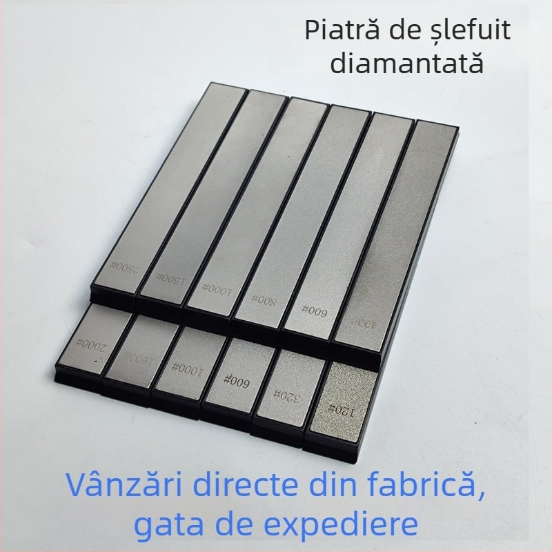 Piatra diamantată pentru ascuțit cu ghidaj de unghi fix pentru cuțite de bucătărie