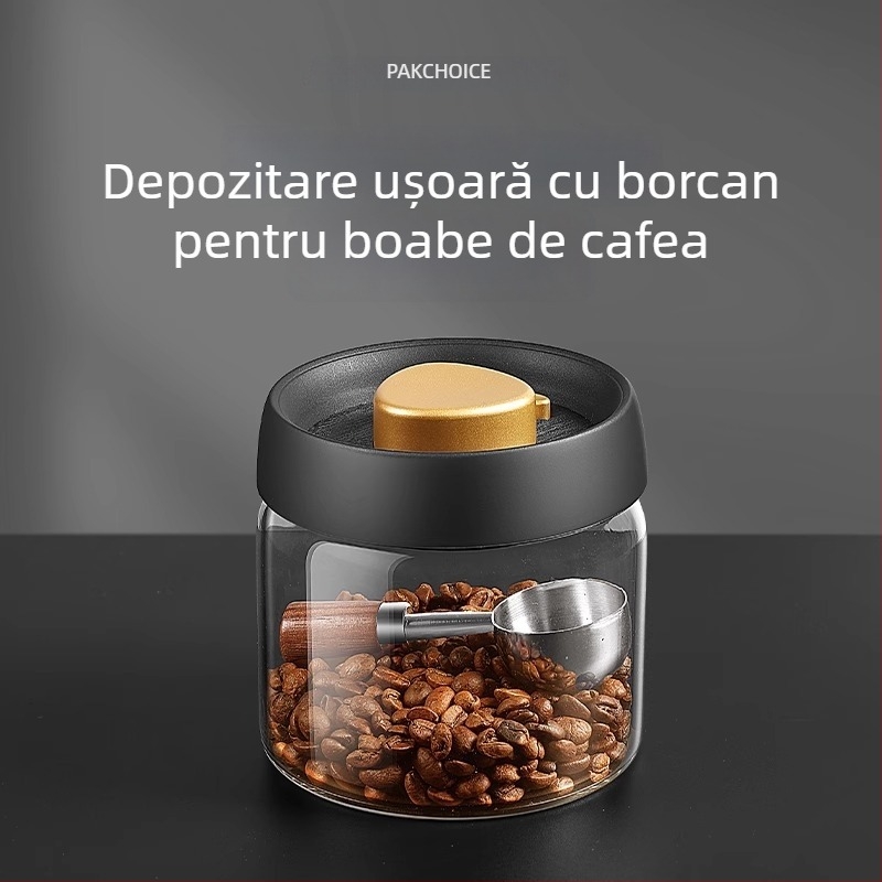 Lingură de cafea cu mâner din nuc, lingură de măsurare a boabelor de cafea, oțel inoxidabil 304