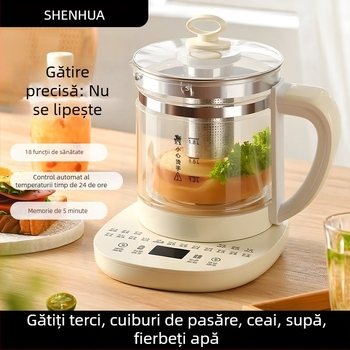 Recipient pentru decocturi sănătoase, capacitate mare, ceainic electric multifuncțional pentru casă și birou, complet automat