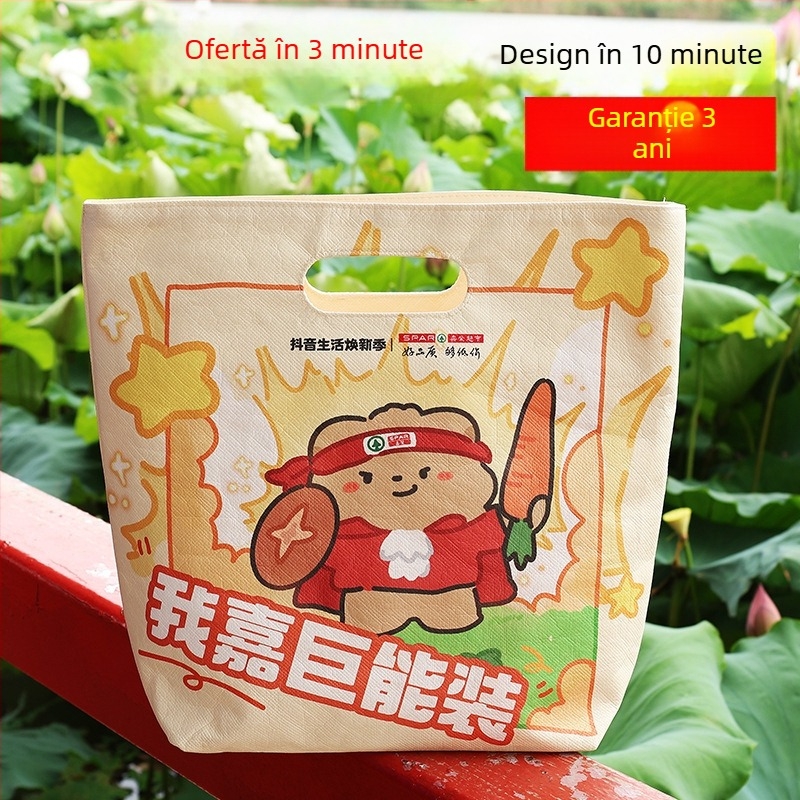 DuPont saci de hârtie kraft, personalizate pentru cadouri de sărbătoare, lavabile, rezistente la rupere, geantă de cumpărături cu curea, realizate la comandă, dimensiuni 42×32×10 cm, culori bej, gri, maro, negru, verde militar, mentă.