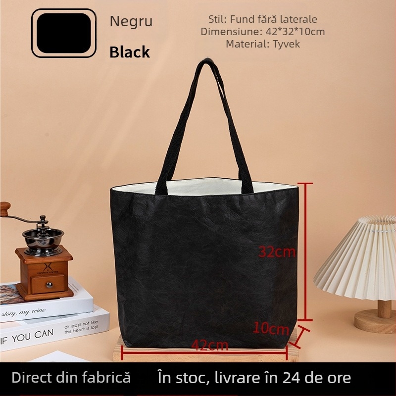 DuPont saci de hârtie kraft, personalizate pentru cadouri de sărbătoare, lavabile, rezistente la rupere, geantă de cumpărături cu curea, realizate la comandă, dimensiuni 42×32×10 cm, culori bej, gri, maro, negru, verde militar, mentă.