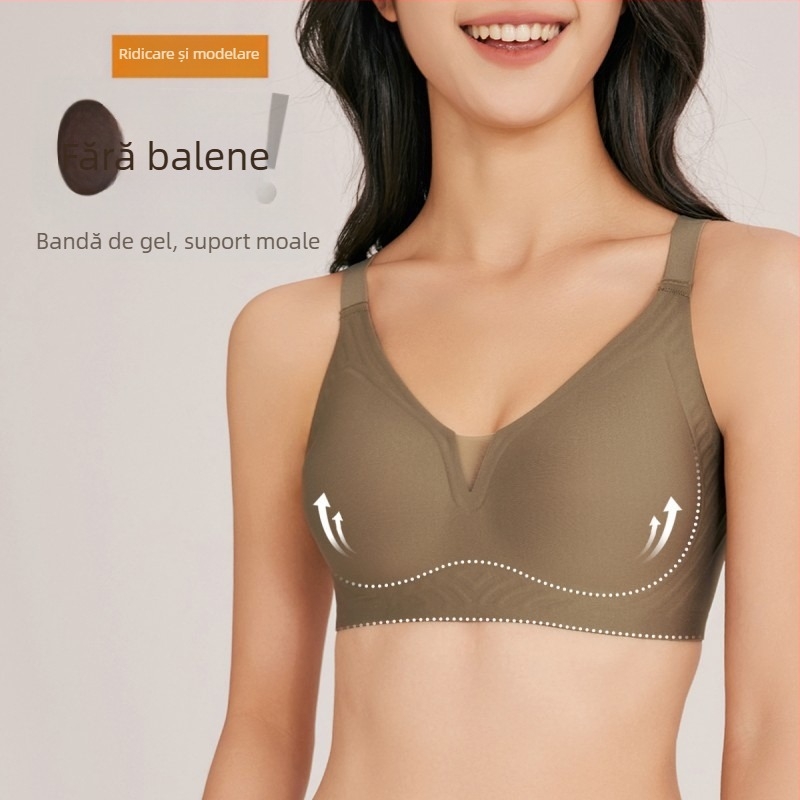 Sutien wireless de vară ultra-subțire pentru sân mic, susținere și modelare, fără sârmă, fără cusături, senzație naturală