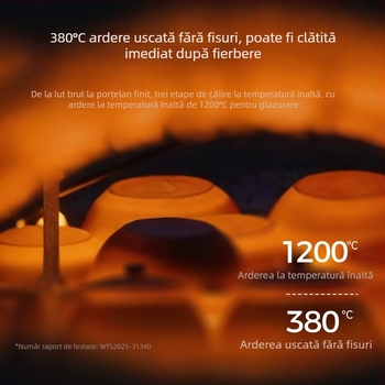 Ceainic 100% ceramic pentru un stil de viață sănătos, pentru casă și birou, multifuncțional pentru infuzarea ceaiului și fierberea apei.