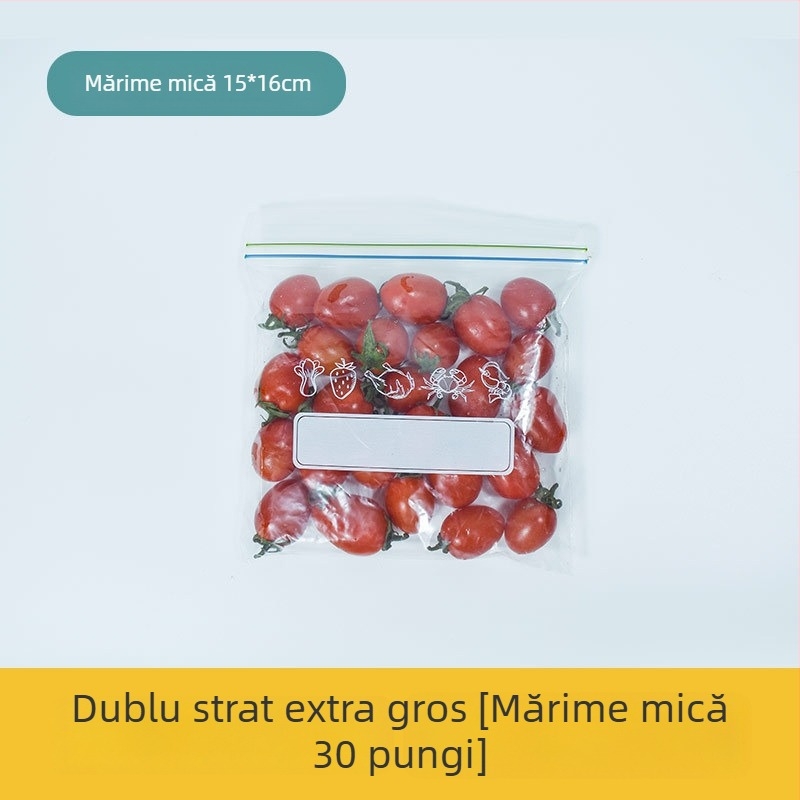 Pungă de depozitare a alimentelor, cu sigilare automată, de calitate alimentară, pentru frigider și congelator, ambalaj economic