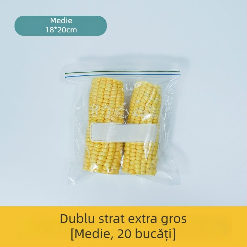 Pungă de depozitare a alimentelor, cu sigilare automată, de calitate alimentară, pentru frigider și congelator, ambalaj economic
