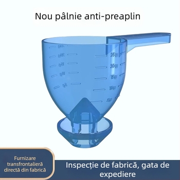 Lingură de măsurat portabilă, anti-scurgere – lingură de bucătărie din plastic pentru măsurări precise