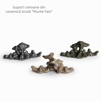 Suport ceramic pentru pixuri și suport pentru bețișoare, stil creativ antic, accesorii pentru ceremonia ceaiului și mascota ceaiului
