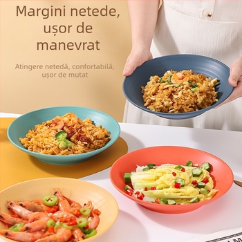 Farfurie adâncă pentru fructe și gustări, pentru uz casnic, stil modern minimalist, ușor de curățat