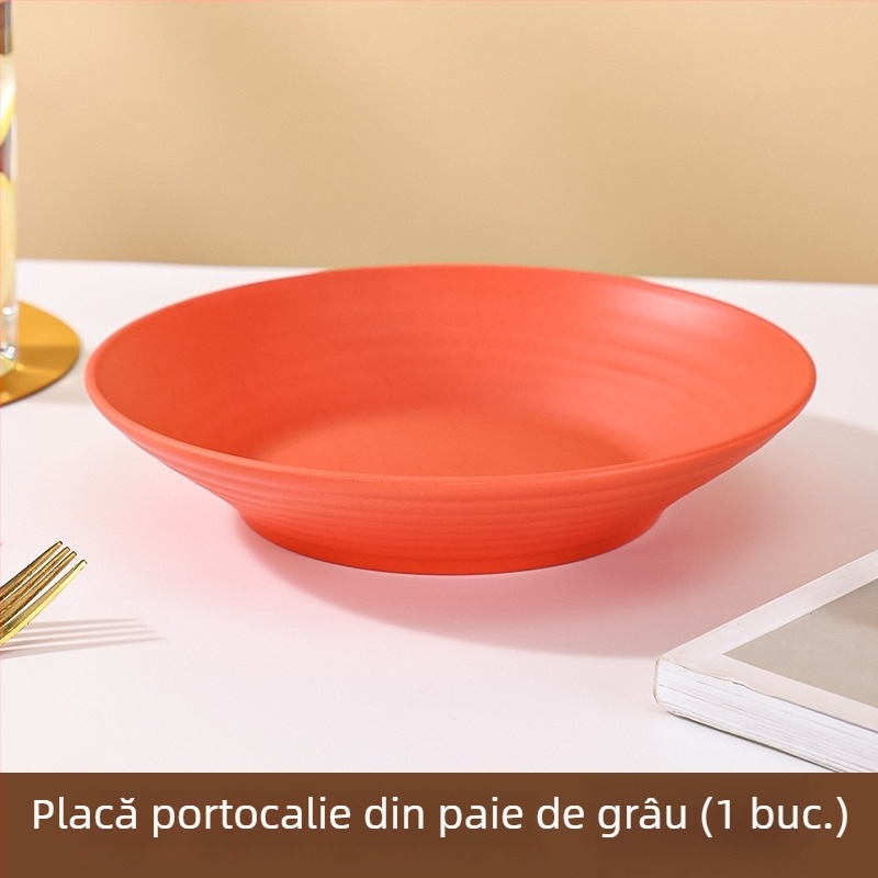 Farfurie adâncă pentru fructe și gustări, pentru uz casnic, stil modern minimalist, ușor de curățat