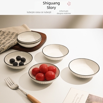 Vase ceramice elegante pentru sosuri, boluri mici pentru condimente, boluri japoneze pentru înmuiat, boluri pentru sos de soia și boluri mici pentru garnituri.