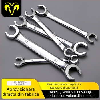Cheie cu deschidere dublă pentru conducte de frână, cap hexagonal, unealtă de demontare