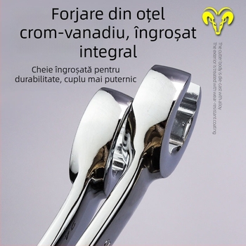 Cheie cu deschidere dublă pentru conducte de frână, cap hexagonal, unealtă de demontare