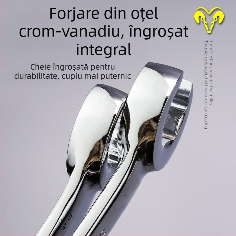 Cheie cu deschidere dublă pentru conducte de frână, cap hexagonal, unealtă de demontare