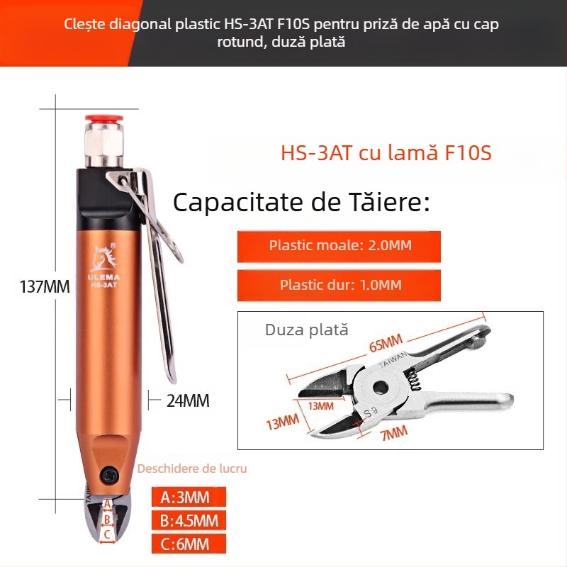 ULEMA Foarfece pneumatice – tăiere plastic și cabluri, model HS-30T