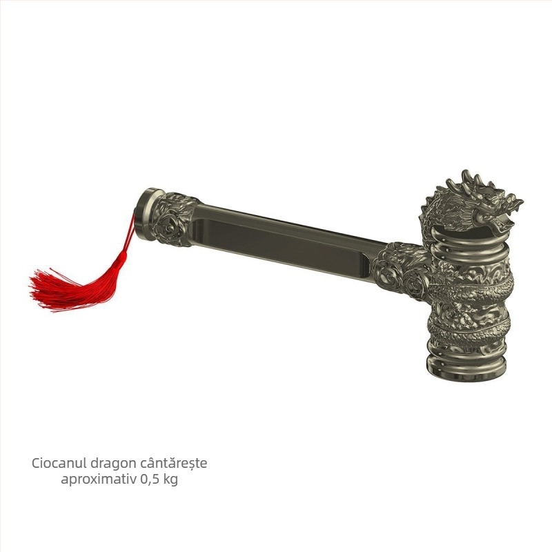 Cioc cu cap de dragon placat cu aur, pentru ceremonii de deschidere și decor, set complet, model 2025