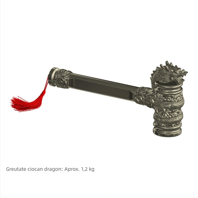 Cioc cu cap de dragon placat cu aur, pentru ceremonii de deschidere și decor, set complet, model 2025