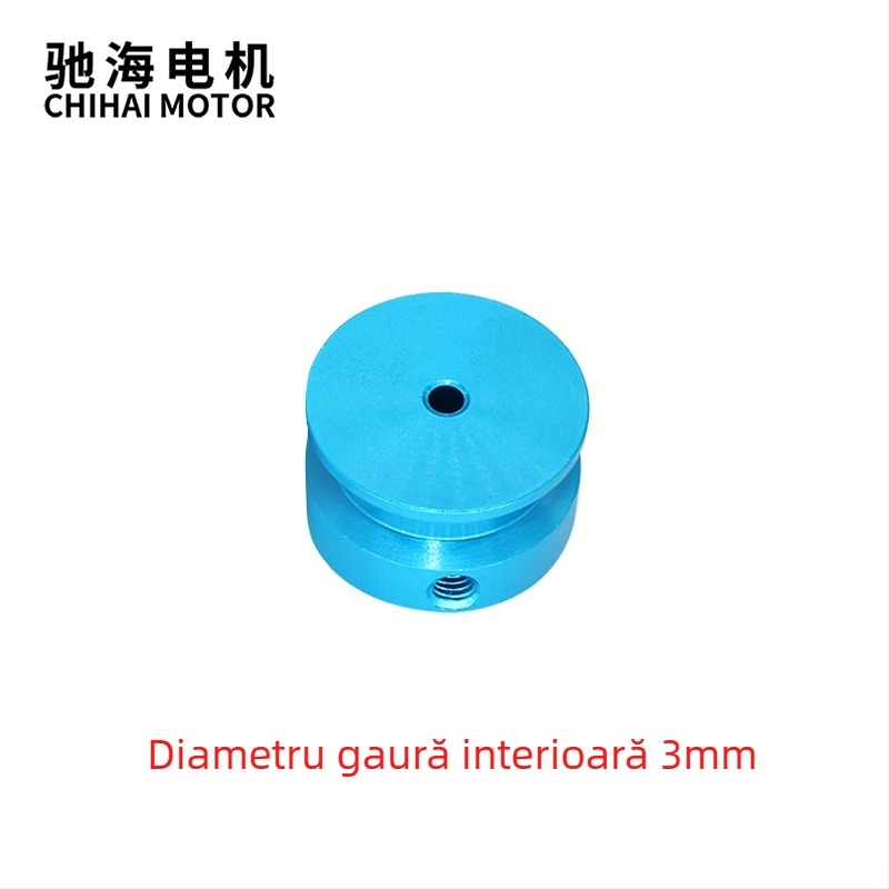 Chihai motor - motor cu reductor, roată de curea CNC din aliaj de aluminiu și disc de testare a cuplului, gaură internă 3 mm, 4 mm sau 6 mm
