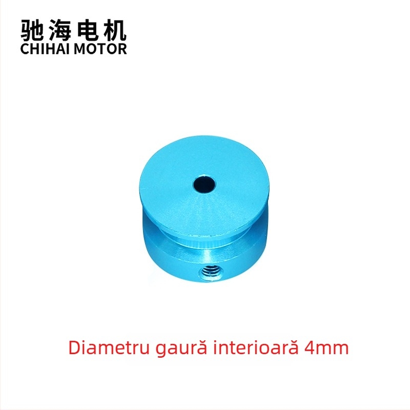 Chihai motor - motor cu reductor, roată de curea CNC din aliaj de aluminiu și disc de testare a cuplului, gaură internă 3 mm, 4 mm sau 6 mm