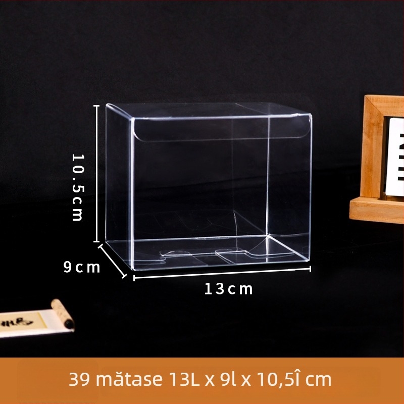 Cutie PVC personalizată pentru ambalaje, cu corp PET transparent, finisaj mat, cutie dreptunghiulară de depozitare și cadou (PP)