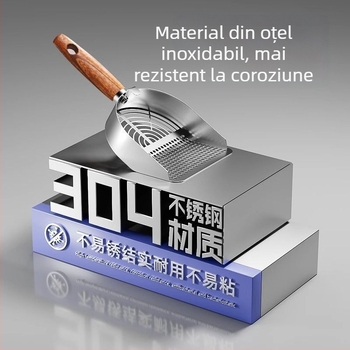 Lopată mare pentru nisip de pisică, cu găuri fine