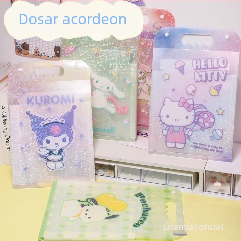 Mapă acordeon A4 cu 8 compartimente, Cinnamon Dog