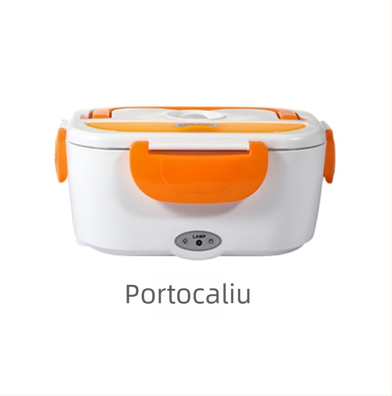 Cutie electrică pentru prânz cu încălzire fără apă, menține cald, 60W, 110–220V, 1.3–1.5 L, carcasă din plastic, recipient interior din oțel inoxidabil 304, conform standardelor SUA și UE, pentru 1–2 persoane