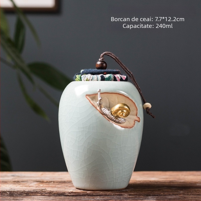 Set ceramic pentru ceremonia ceaiului cu șase domni, recipiente pentru ceai, accesorii din lemn de santal, unelte pentru ceai și cuțit pentru ceai