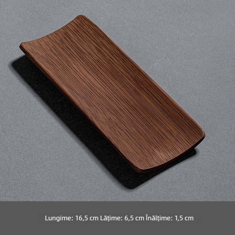 Yingzhuxuan Bambus Lucrate Manual Zen Accesorii Pentru Ceremonia Ceaiului – Tavă Lotus Pentru Ceai și Suport Pentru Prosoape De Ceai