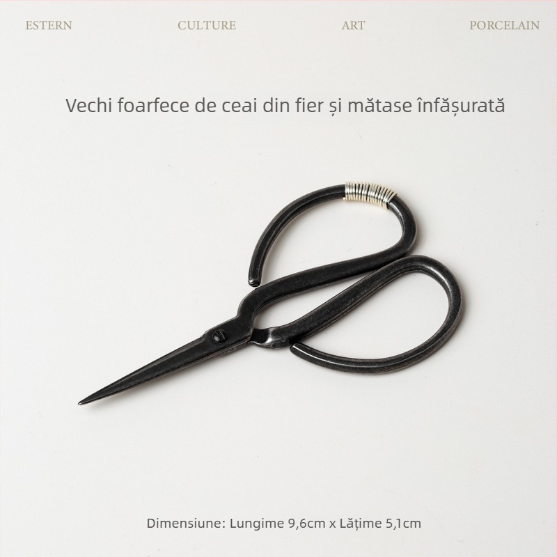 Set vintage de foarfece pentru ceai, pentru ceremonia ceaiului — tăietor pentru pliculețe, accesorii de artă a ceaiului, foarfece mici, de înaltă calitate