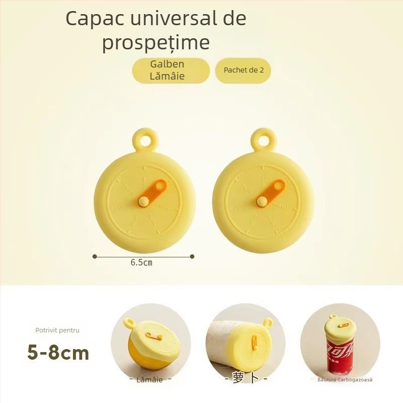 Set de trei capace din silicon pentru boluri, rezistente la temperaturi înalte, capace universale etanșe pentru resturi de mâncare