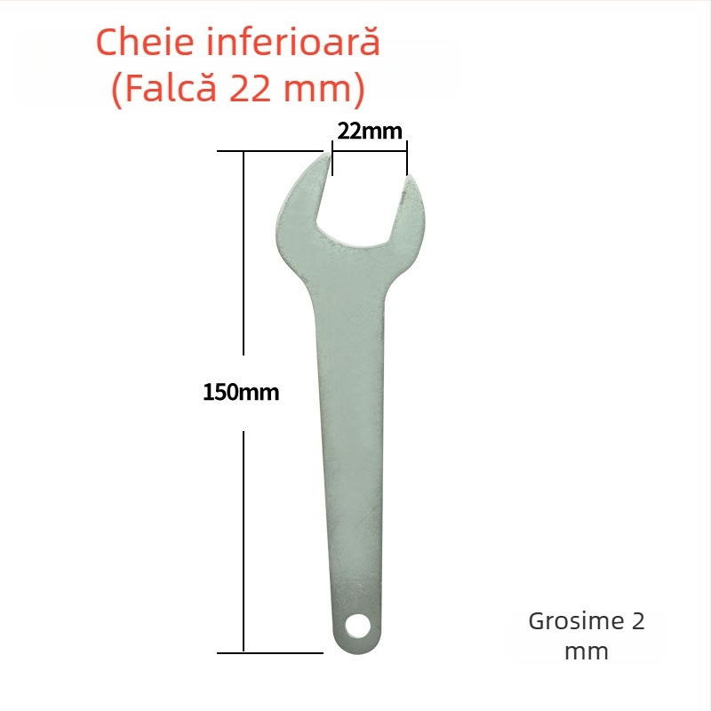 Cheie universală pentru polizor unghiular (125/150) – cheie pentru reglarea discurilor și mașina de polisare