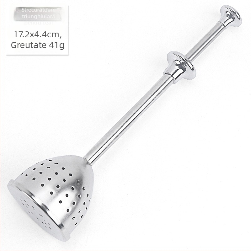 Infuzor de ceai din oțel inoxidabil 304, telescopic, în formă de țeavă