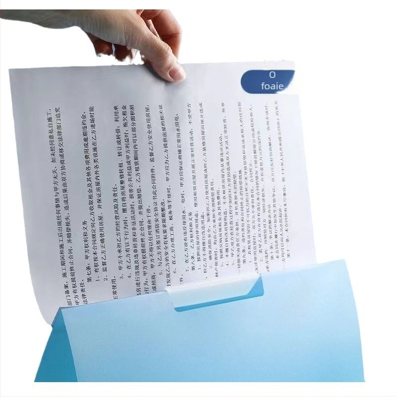 Dosar A4 rotativ cu închidere laterală, material PP, organizator transparent pentru documente
