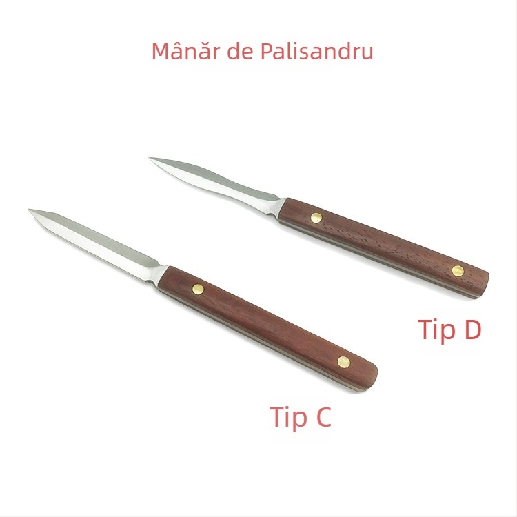 Cuțit din oțel inoxidabil pentru ceai Pu'er și ac pentru ceai, set de accesorii pentru ceai, lucrat manual, imprimare logo disponibil