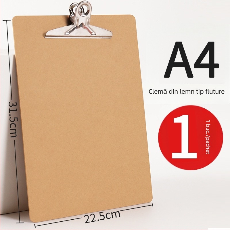 Clema A4 pentru scriere și documente – clips pentru hârtie, accesorii de birou