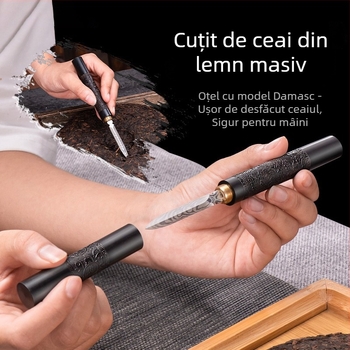 Cuțite de ceai din dinastiile Tang și Song, unelte pentru deschiderea blocurilor de ceai Pu'er, ace din oțel inoxidabil pentru deschiderea blocurilor de ceai, pensule pentru ceai alb, accesorii mari pentru ceai