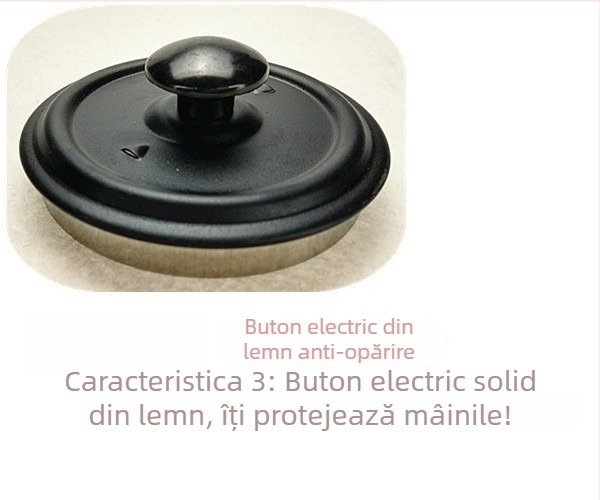 Ceainic din oțel inoxidabil gros pentru hoteluri și restaurante, ceainic mic negru, clasic, compatibil cu plitele cu inducție